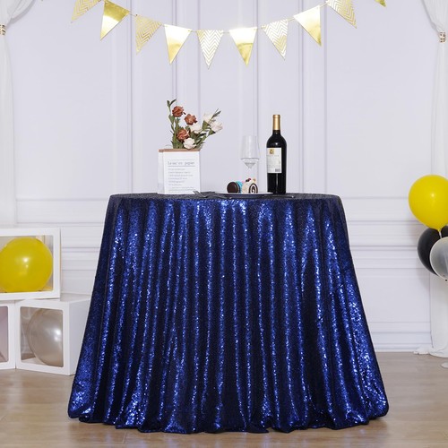 Home 120 inch round navy - 3e, 120-inch