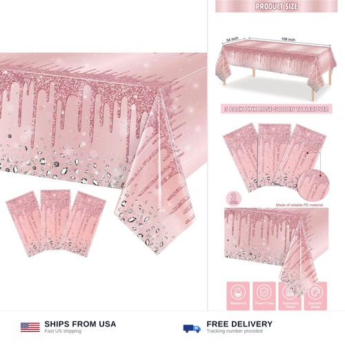 Pack pink rose gold - 3,