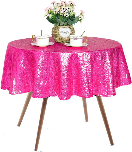 Champagne sequin tablecloth - champagne,